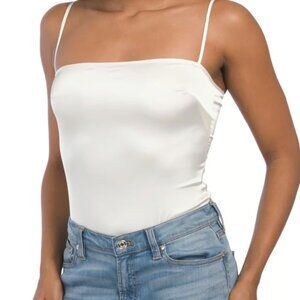 WeWoreWhat Satin Bodysuit